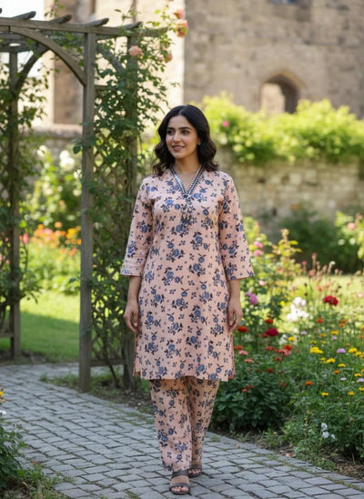 Winter Collection | 2 Pcs Women's Stitched Micro Polo Cotton Dress Fashion Insta