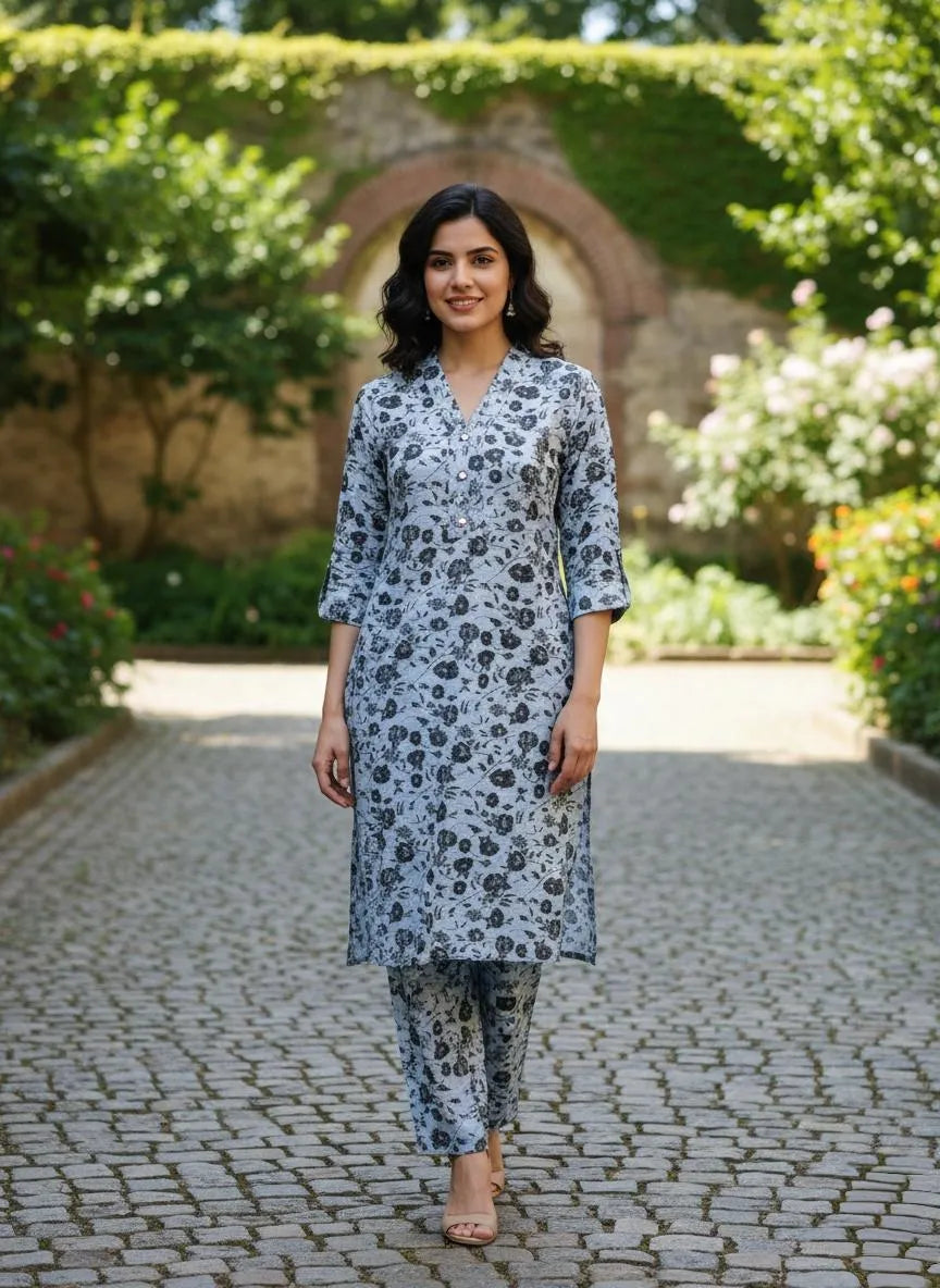 Winter Collection | 2 Pcs Women's Stitched Micro Polo Cotton Dress Fashion Insta