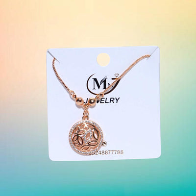 Funky Gold Plated Crystal Pendant – 1 Pc Fashion Insta