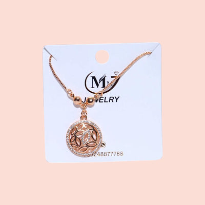 Funky Gold Plated Crystal Pendant – 1 Pc Fashion Insta