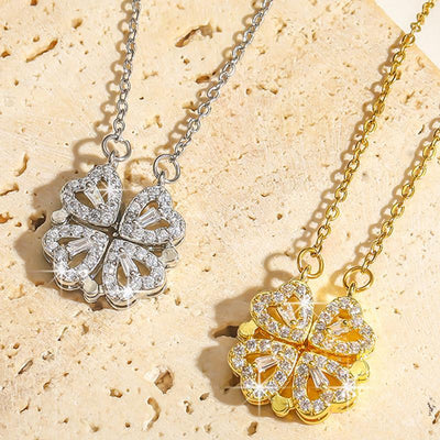 Magnetic Heart Design Gold Plated Locket – 1 Pc Fashion Insta