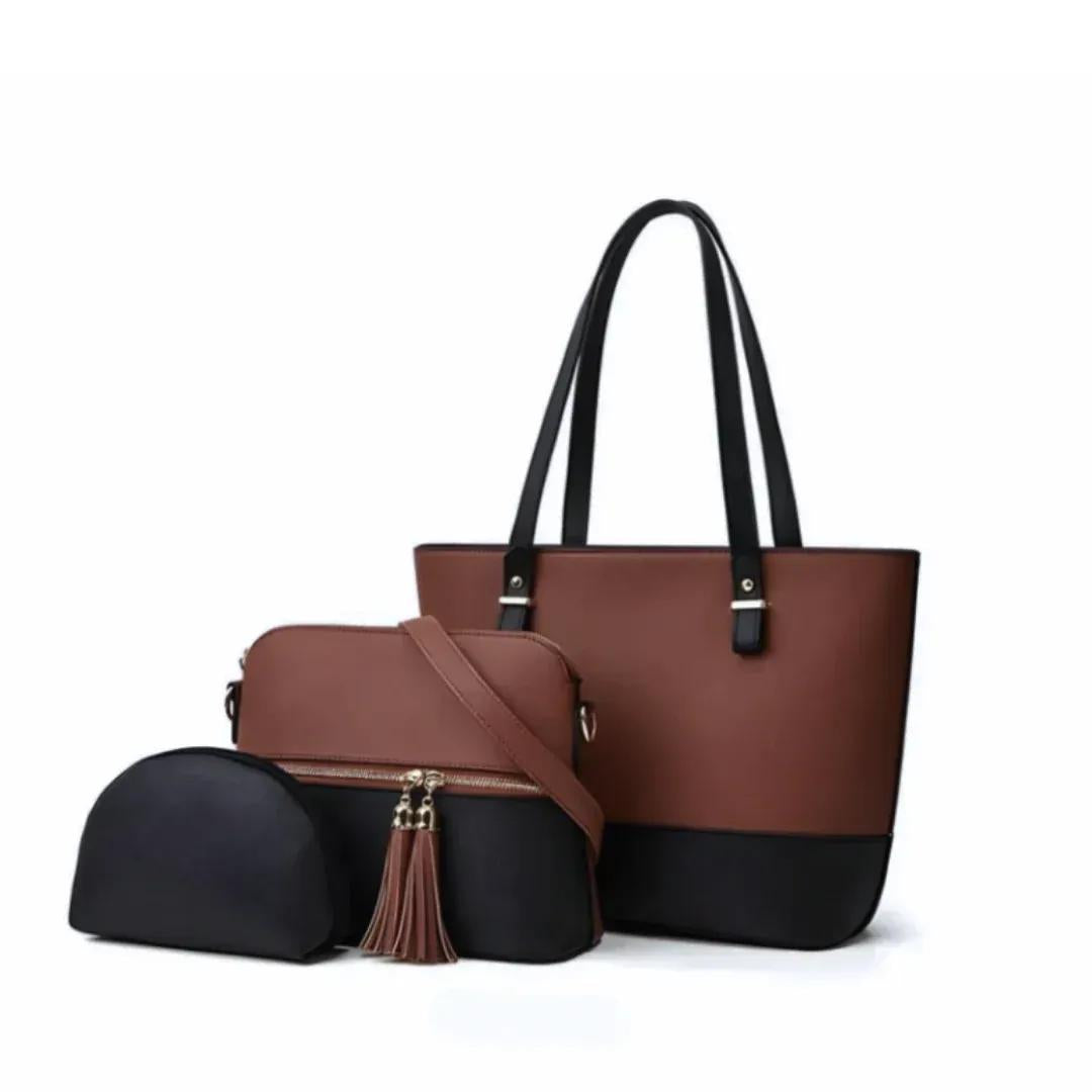 Women's Rexine Plain Shoulder Bag Fashion Insta