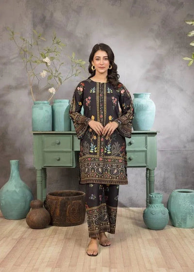 2 Pcs Women's Stitched Swiss Lawn Printed Co-Ord Set Fashion Insta