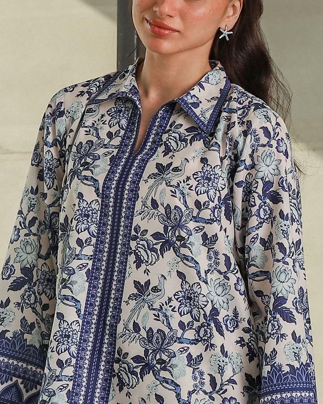 Stylish Printed Shirt & Trouser Set – 2 Pcs Fashion Insta