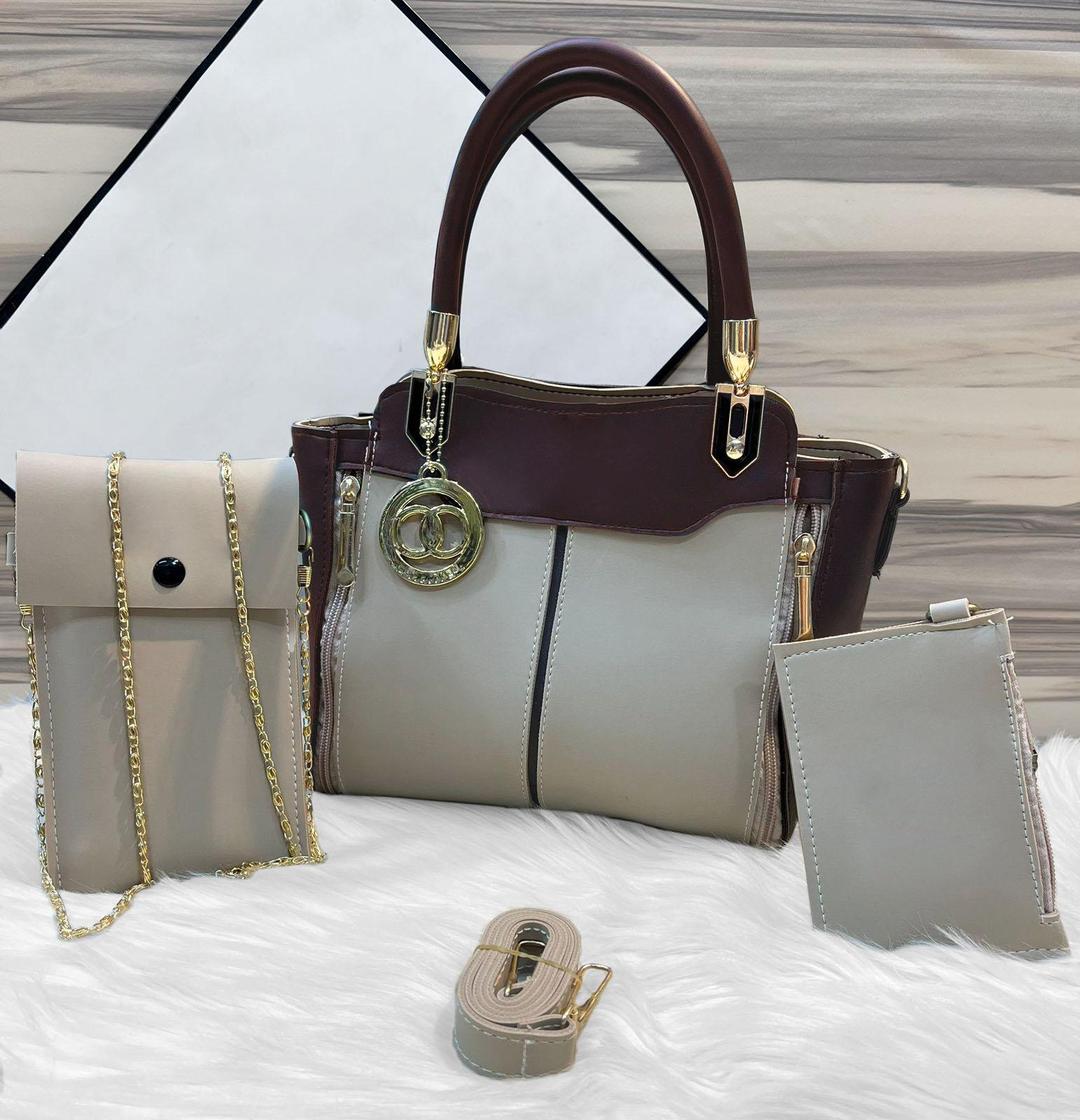 Women’s Rexine Plain Shoulder Bag – Off White Fashion Insta