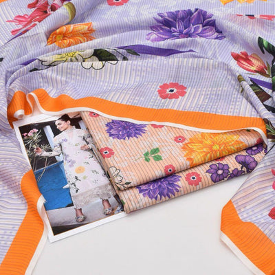 3-Piece Women’s Unstitched Printed Lawn Suit Fashion Insta