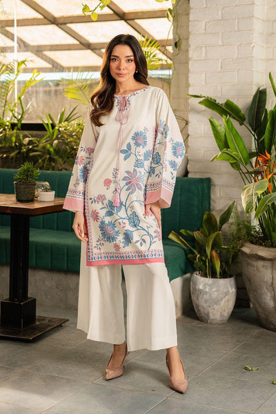 2 Pcs Women’s Stitched Swiss Voile Printed Co-Ord Set Fashion Insta