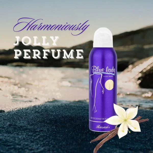 Rasasi Body Spray – Blue Lady (200ml) | Original Premium Women’s Fragrance Mayari Super Store