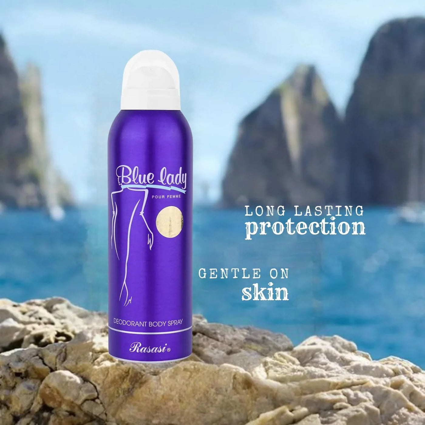 Rasasi Body Spray – Blue Lady (200ml) | Original Premium Women’s Fragrance Mayari Super Store