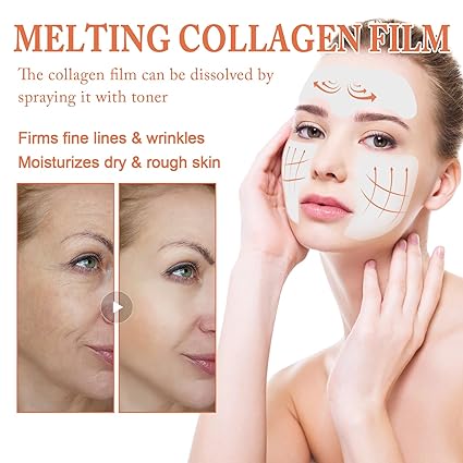 🌸 Collagen Dissolving Mask for Korean Glass Skin – Instant Collagen Filler Facial Masque Mayari Super Store