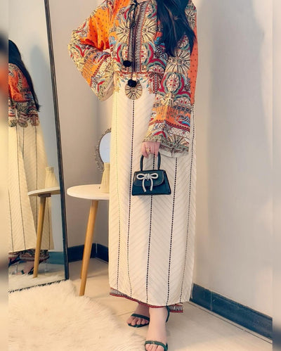 Stylish Women’s Stitched Cotton Printed Shirt & Trouser Set – 2 Pcs Fashion Insta
