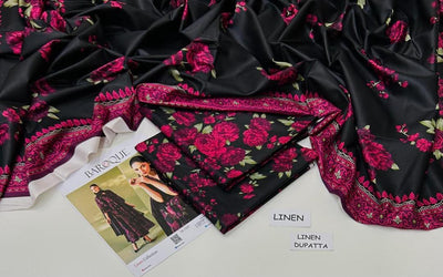 3 Pcs Women’s Unstitched Digital Print Suit Fashion Insta