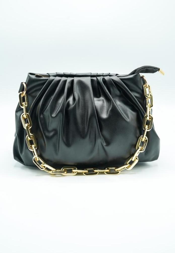 Women's PU Leather Plain Clutch Bag Fashion Insta