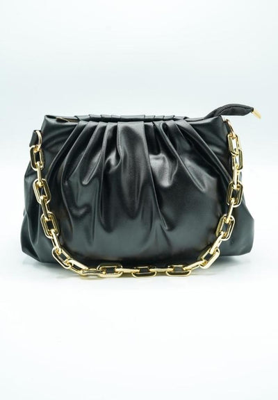 Women's PU Leather Plain Clutch Bag Fashion Insta