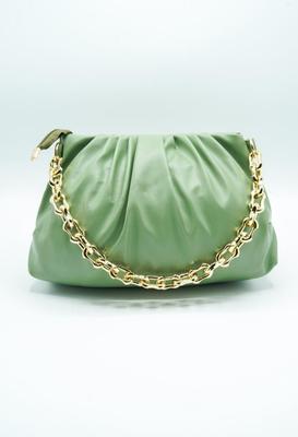 Women's PU Leather Plain Clutch Bag Fashion Insta