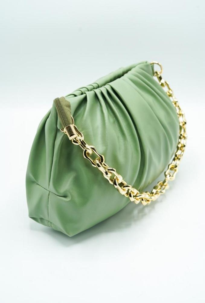 Women's PU Leather Plain Clutch Bag Fashion Insta