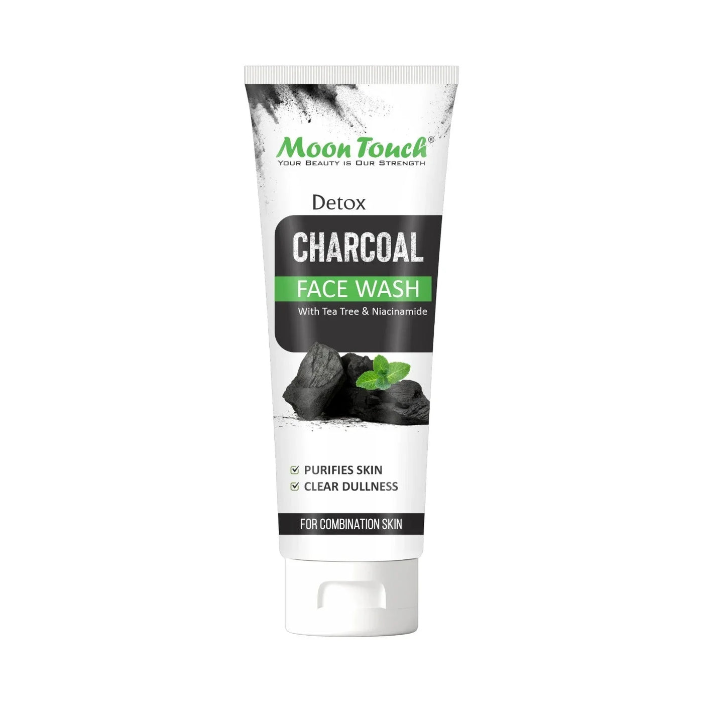 🌑 Moon Touch Creamy Charcoal Face Wash – 100ml | Deep Cleanse & Hydration Mayari Super Store
