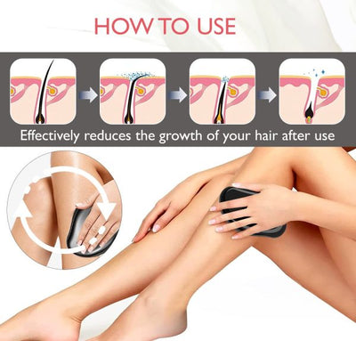 Crystal Hair Remover – Portable Painless Hair Removal Tool (Reusable & Washable) Mayari Super Store
