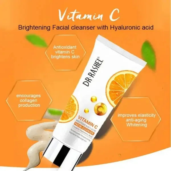 🌟 Dr. Rashel Brightening Anti-Aging Deep Cleansing Vitamin C Facial Cleanser – 80ml Mayari Super Store