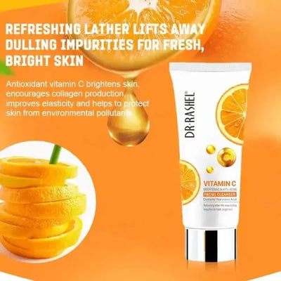 🌟 Dr. Rashel Brightening Anti-Aging Deep Cleansing Vitamin C Facial Cleanser – 80ml Mayari Super Store