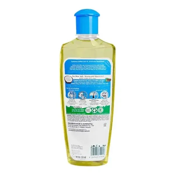 ✨ Dabur Vatika Naturals Volume & Thickness Coconut Enriched Hair Oil – 200ml Mayari Super Store