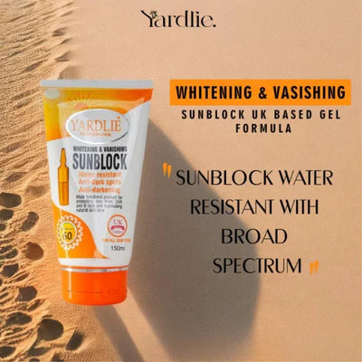 🌞 Yardlie Professional SPF 60 Whitening & Vanishing Sunblock – 150ml Mayari Super Store