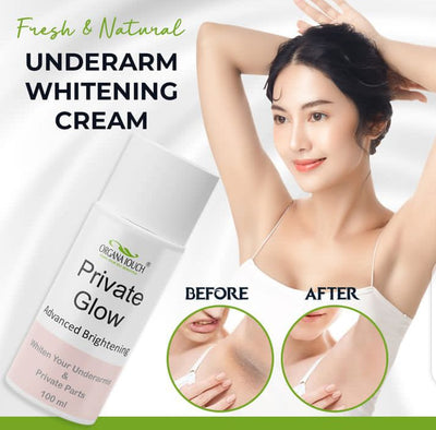 🌸 Organa Touch Fresh & Natural Underarm Whitening Cream – Private Glow (Advanced Brightening) 100ml Mayari Super Store