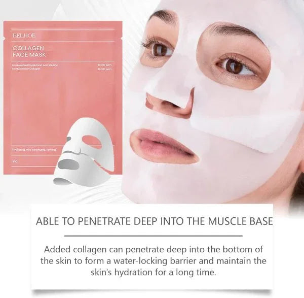 Bio-Collagen Real Deep Overnight Facial Sheet Mask – Hydrating, Firming & Pore Minimising (36g) Mayari Super Store