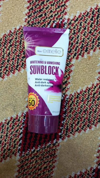 ☀️ Emelie Sunblock SPF 60 – Ultimate Protection For Your Skin | 100ml Mayari Super Store