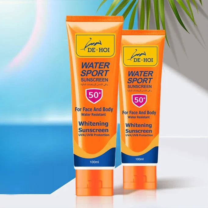 🌞 De-Hoi Water-Resistant Whitening & Moisturizer Sunblock Sunscreen | SPF 50+ | Face & Body Mayari Super Store