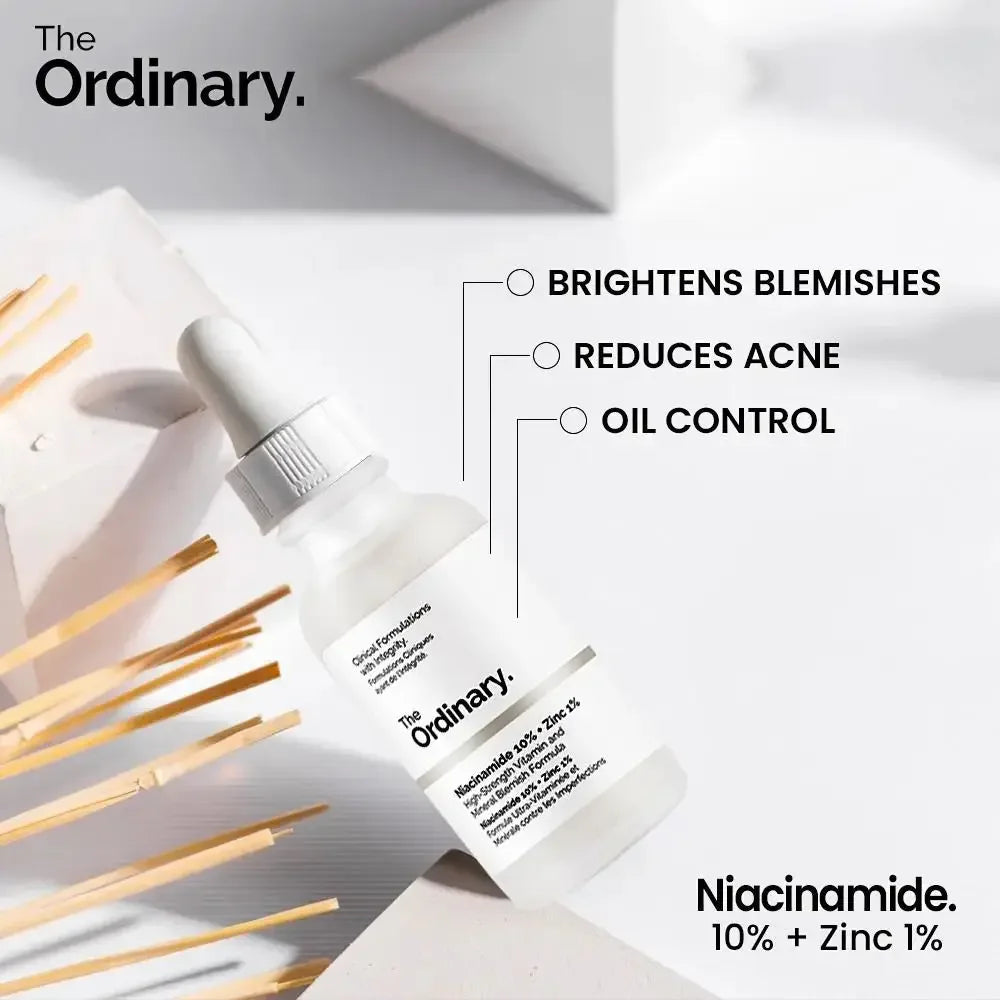 🌟 The Ordinary Niacinamide 10% + Zinc 1% – 30ml | Oil Control, Pore Minimizing & Blemish Solution Serum Mayari Super Store